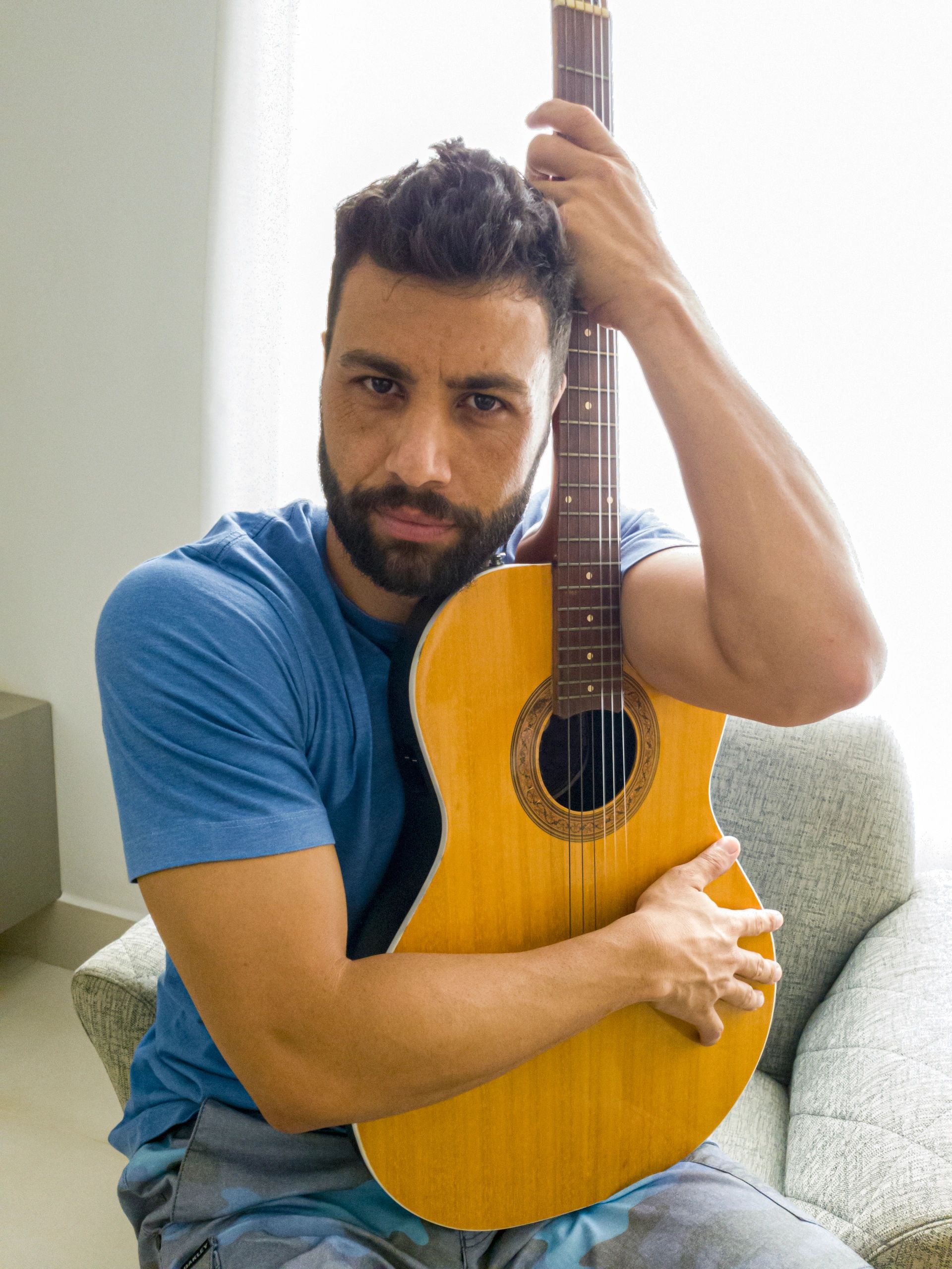 Portrait of musician